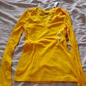 Yellow old Navy long sleeve stretch Medium